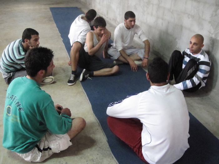 A Photograph of the PCS's Rehearsal in Jenin, 2011