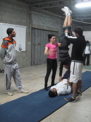 A Photograph of the Palestinian Circus School