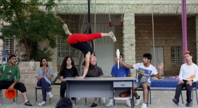جولة السيرك المتنقل لمدرسة سيرك فلسطين