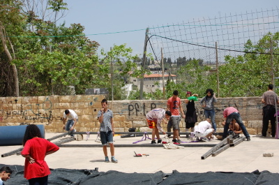 The Palestinian Circus School's Open Day in Birzeit 