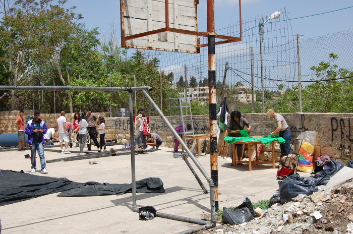 The Palestinian Circus School's Open Day in Birzeit 