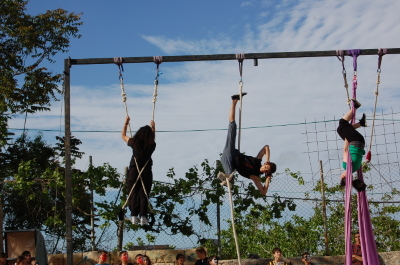 The Palestinian Circus School's Open Day in Birzeit 