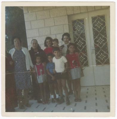 Al-Kouk Family Members with Jamila Mikhael, 1964