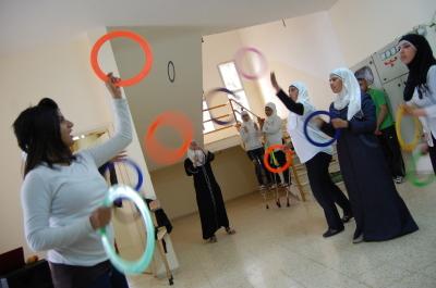 The Palestinian Circus School's Open Day in Jenin 