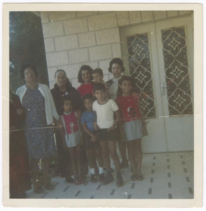 Al-Kouk Family Members with Jamila Mikhael, 1964