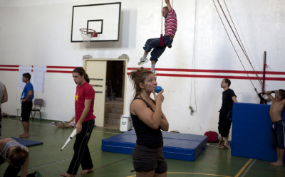 The Palestinian Circus School During Summer School 