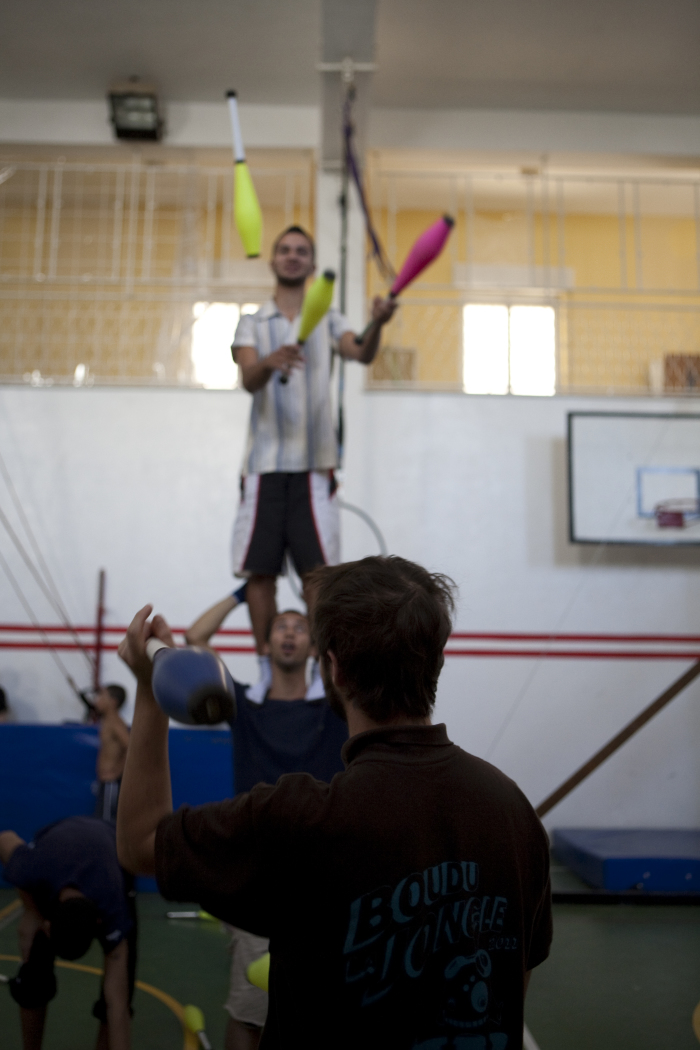 الدوام الصيفي لمدرسة سيرك فلسطين