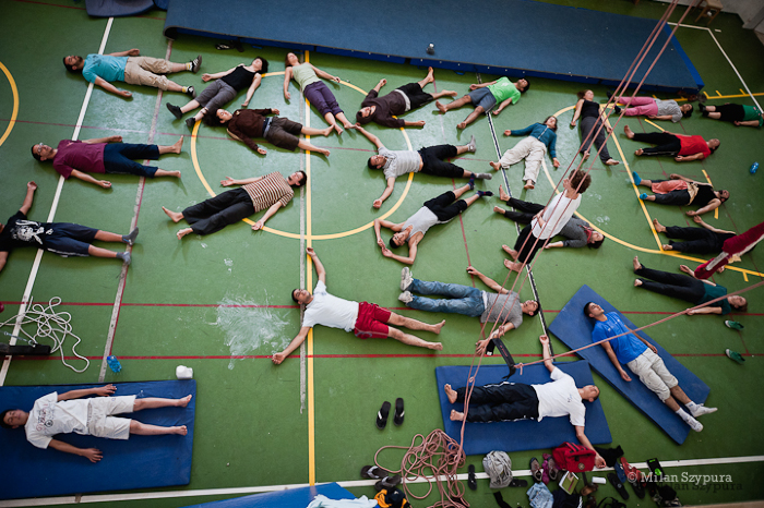 صورة من المدرسة الصيفيَّة التابعة لمدرسة سيرك فلسطين، 2011