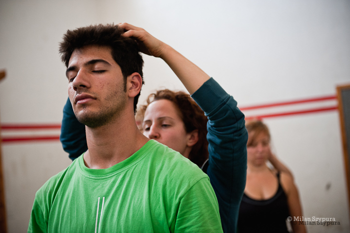 صورة من المدرسة الصيفيَّة التابعة لمدرسة سيرك فلسطين، 2011