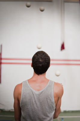 Palestinian Circus School during summer school. 