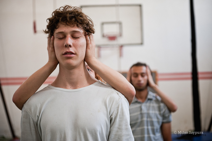 صورة من المدرسة الصيفيَّة التابعة لمدرسة سيرك فلسطين، 2011