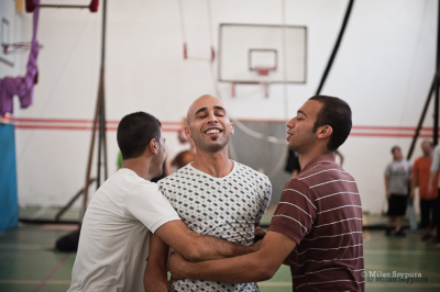 Palestinian Circus School during summer school. 