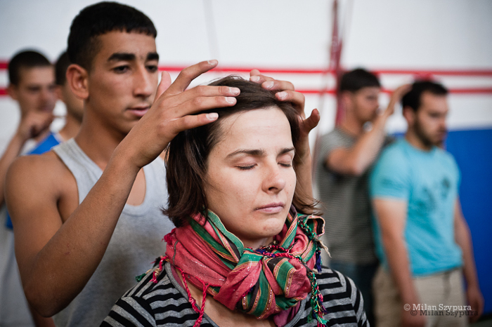 صورة من المدرسة الصيفيَّة التابعة لمدرسة سيرك فلسطين، 2011