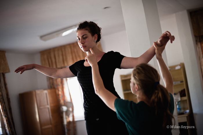 صورة من المدرسة الصيفيَّة التابعة لمدرسة سيرك فلسطين، 2011