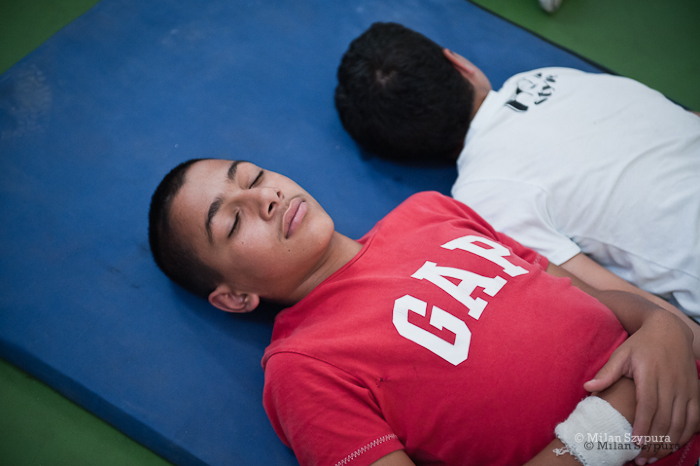 صورة من المدرسة الصيفيَّة التابعة لمدرسة سيرك فلسطين، 2011