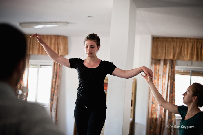 صورة من المدرسة الصيفيَّة التابعة لمدرسة سيرك فلسطين، 2011