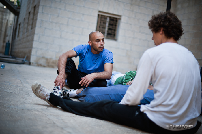 صورة من المدرسة الصيفيَّة التابعة لمدرسة سيرك فلسطين، 2011