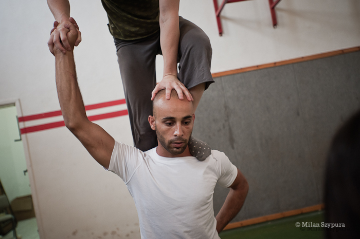 صورة من المدرسة الصيفيَّة التابعة لمدرسة سيرك فلسطين، 2011