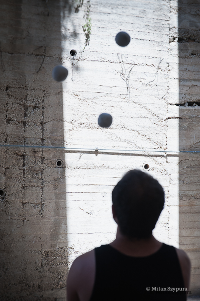 صورة من المدرسة الصيفيَّة التابعة لمدرسة سيرك فلسطين، 2011