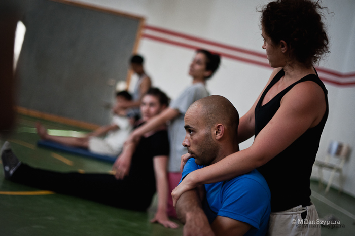 صورة من المدرسة الصيفيَّة التابعة لمدرسة سيرك فلسطين، 2011