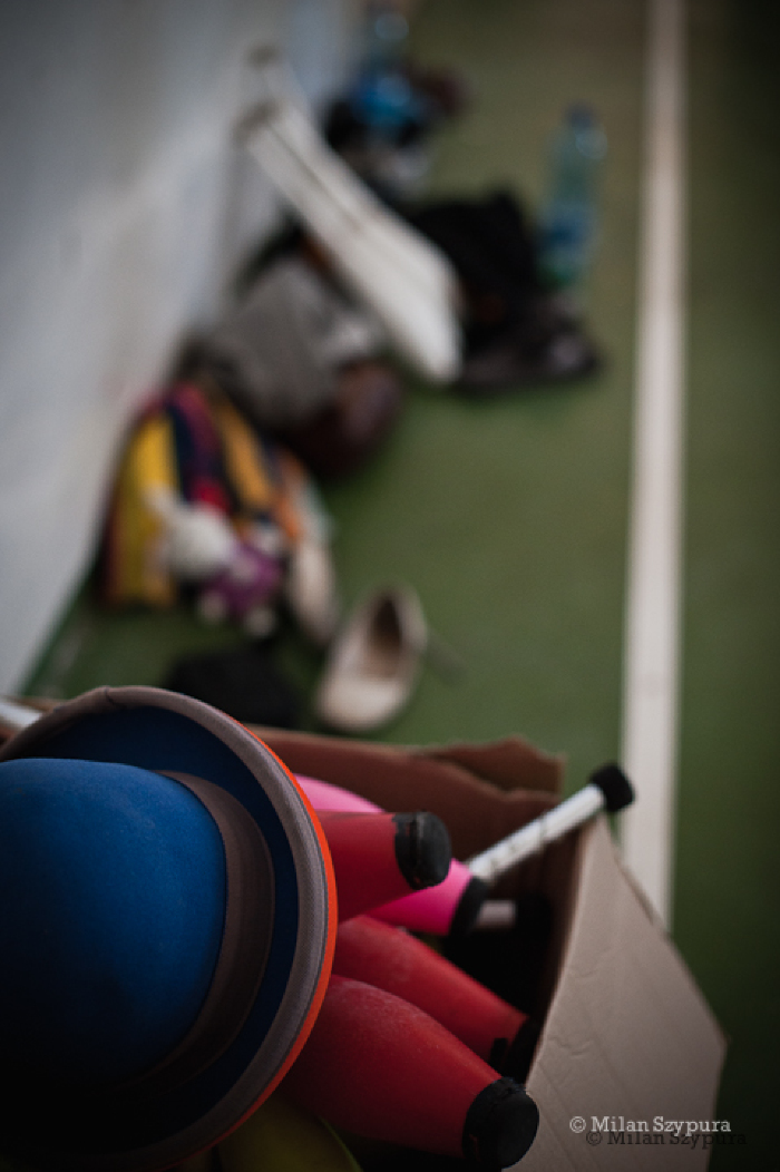 صورة من المدرسة الصيفيَّة التابعة لمدرسة سيرك فلسطين، 2011