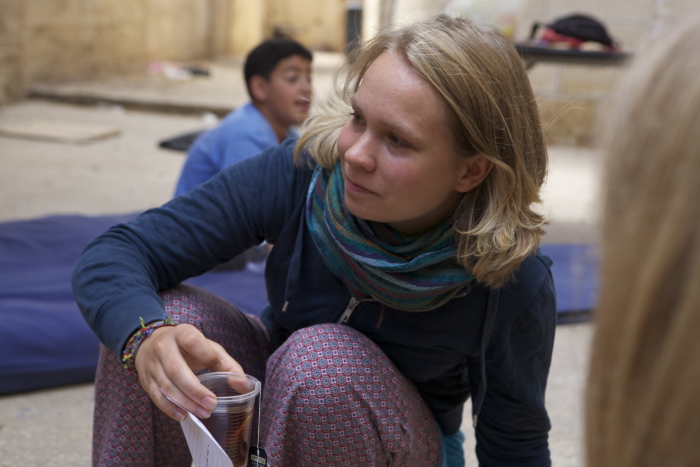A Workshop Held by the Palestinian Circus School on July 2011 