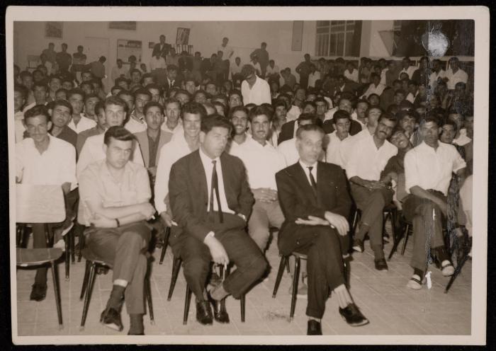 صورة من تخريج أحد أفواج مركز تدريب المعلمين، رام الله، 1 حزيران 1966