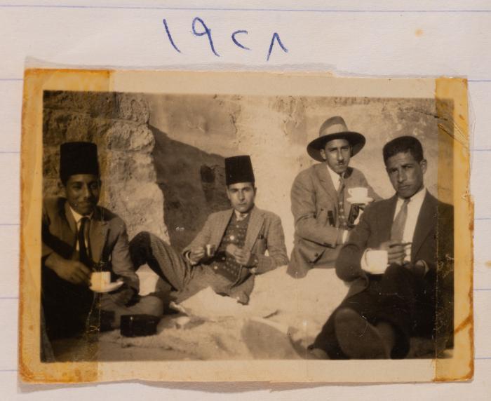 مجموعة من طلاب الكلية العربية، القدس، 1928