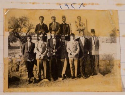 A Group of Arab College Students, Jerusalem, 1928