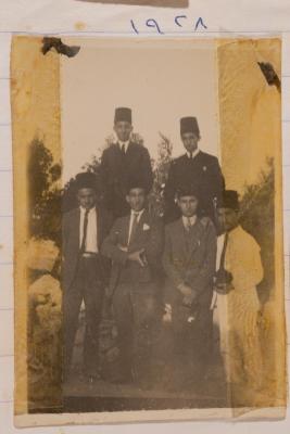 A Group of Arab College Students, Jerusalem, 1928
