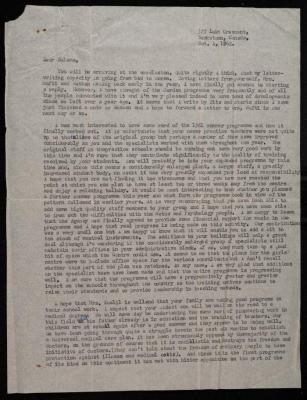 A Letter from Mahood to Salameh Khalil, Saskatoon, 4 October 1962 