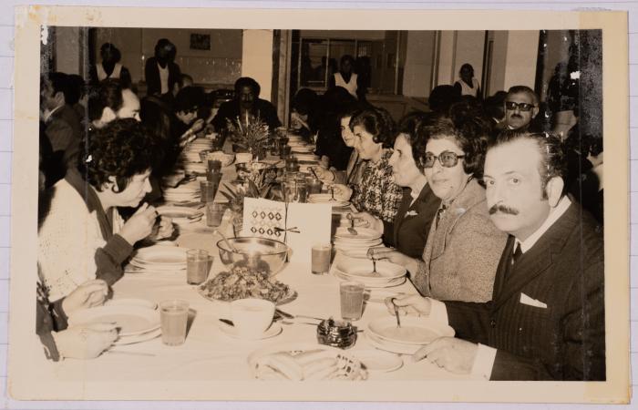 The Attending Members at a Public Event, Ramallah, the 1960s