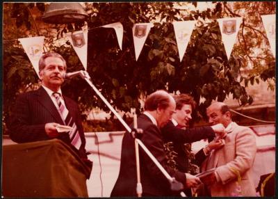 Celebrating the Twinning of Nablus Municipality with the Dundee Municipality, 1977