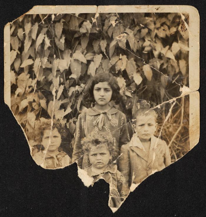 Four of Bakr Abdel-Haq's Children, Nablus, the 1940s