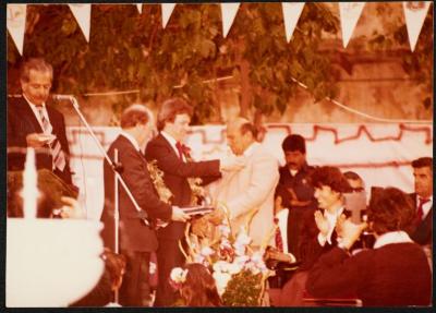 Celebrating the Twinning of Nablus Municipality with the Dundee Municipality, 1977