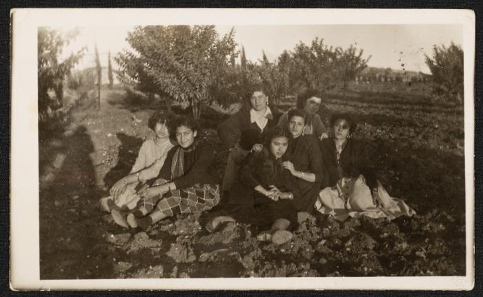 The Teachers of Qalqilya Girls' School on a School Trip, 8 January 1955