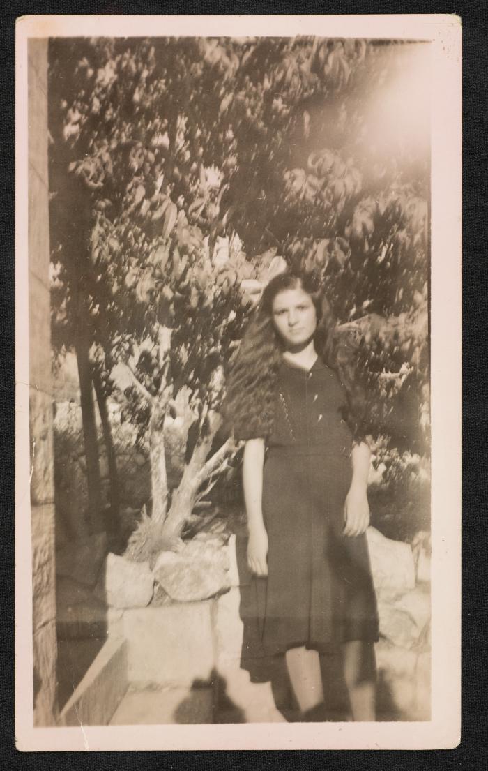 Badreyyeh Sadeq Shahin, Nablus, 1 August 1946