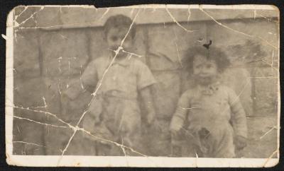 Two Children from the Shahin Family, Nablus, the 1950s