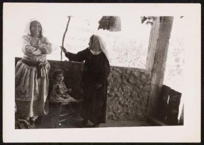 Two Palestinian Women and a Child, the 1950s