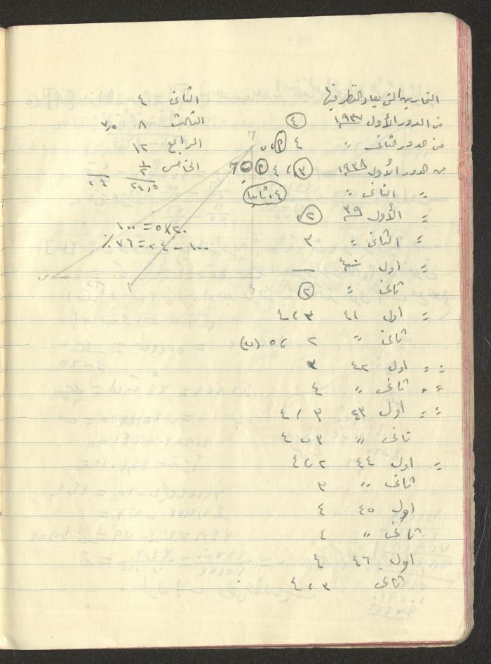 A Geometry Notebook, 1953