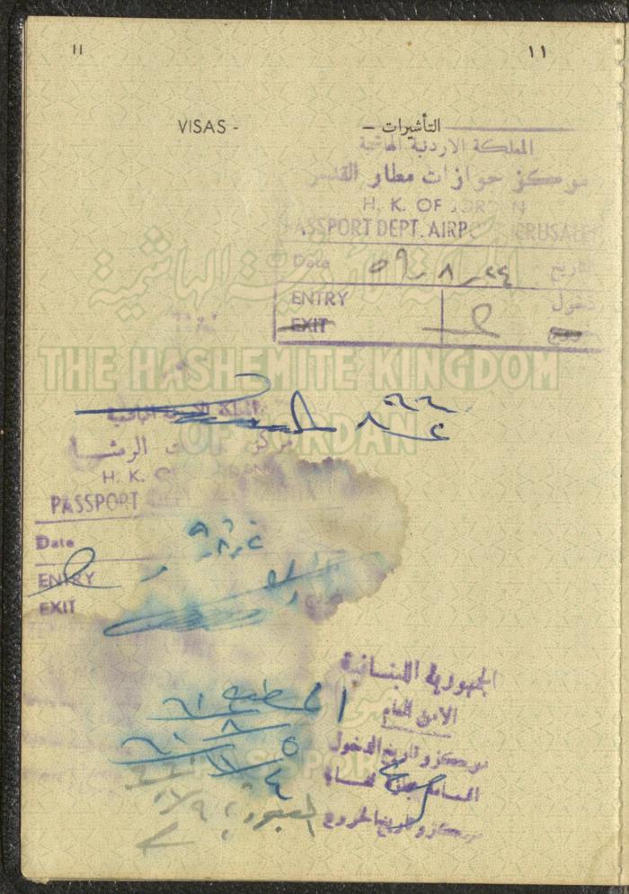 The Passport of Wejdan Abdel-Haq, 27 May 1959