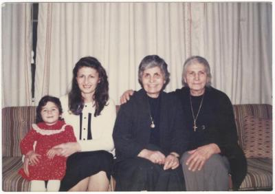 Four Generations of the Aranki Family, Birzeit, 1987