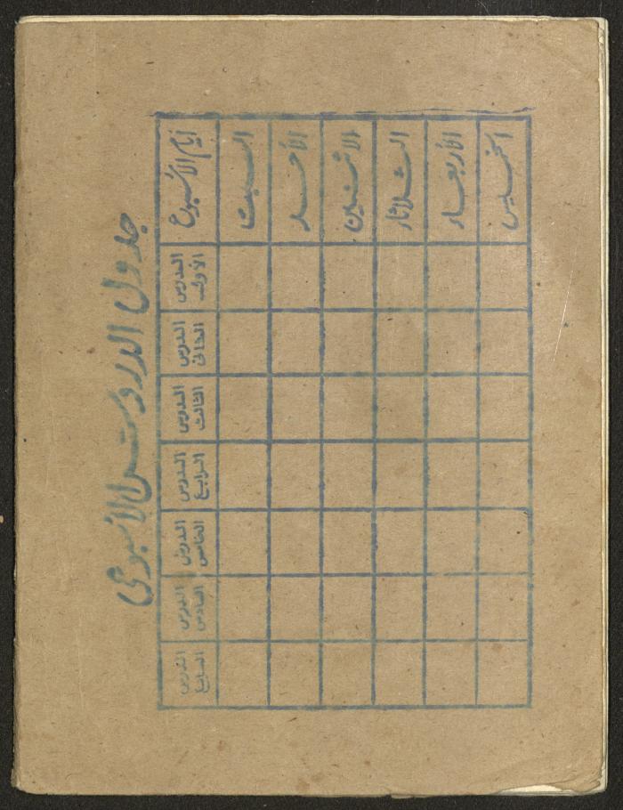 Khaldoun Abdel-Haq's Wife's Expenses and Accounts Notebook 