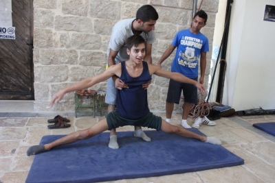 A Photograph from the Preparations PCS's Show, 'Kol Saber', 2012
