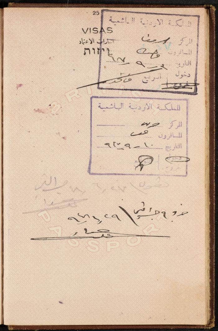 The Passport of Bakr Abdel-Haq, 30 December 1943