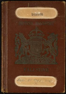 The Passport of Bakr Abdel-Haq, 30 December 1943