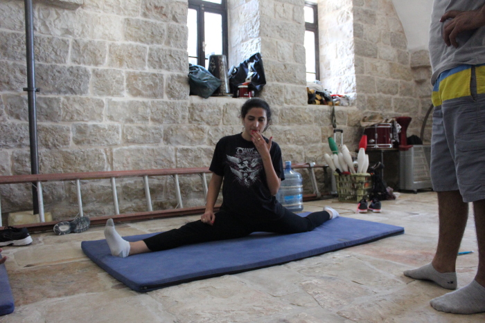 صورة من تحضيرات عرض 