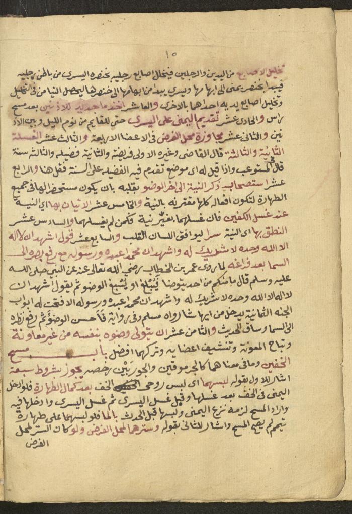 Manuscript on Jurisprudential Rulings by Abdel-Fattah Abdel-Haq, Nablus, May 1884