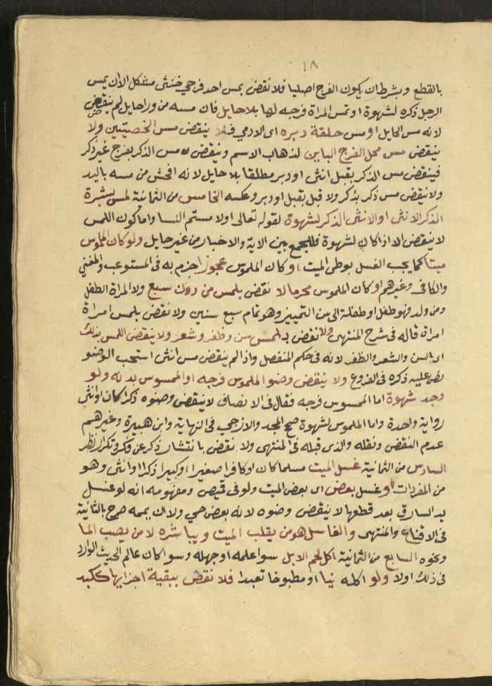 Manuscript on Jurisprudential Rulings by Abdel-Fattah Abdel-Haq, Nablus, May 1884