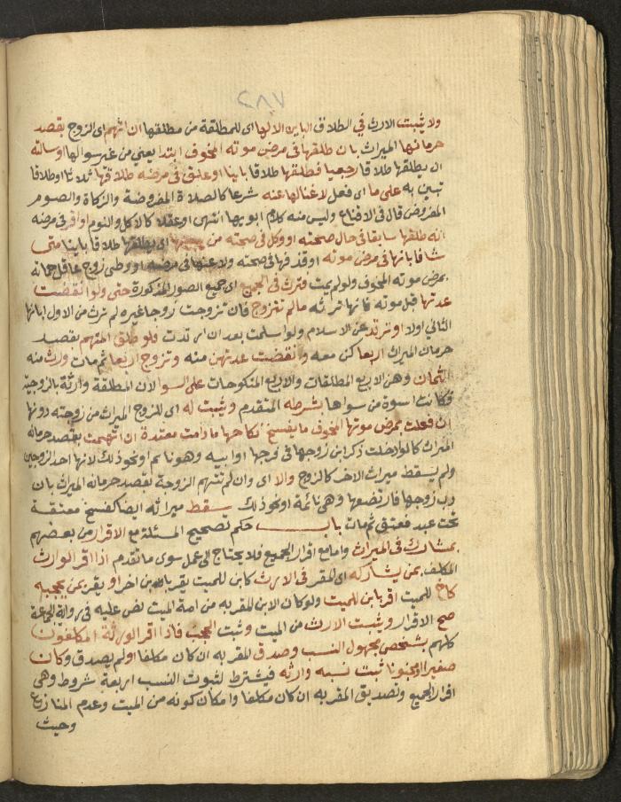 Manuscript on Jurisprudential Rulings by Abdel-Fattah Abdel-Haq, Nablus, May 1884